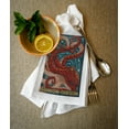 thumbnail image 2 of Bandon, Oregon, Octopus Mosaic (100% Cotton Tea Towel, Decorative Hand Towel, Kitchen and Home), 2 of 3