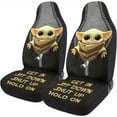 Baby Alien Cute Star Movie 2 Front Car Seat Covers and 3D Resin Movie