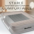 thumbnail image 6 of MaxKare Queen Air Mattress, 18'' Raised Inflatable Bed with Repair Pitch Kit, Quick Inflation, Portable for Home & Guests, Gray, 6 of 11