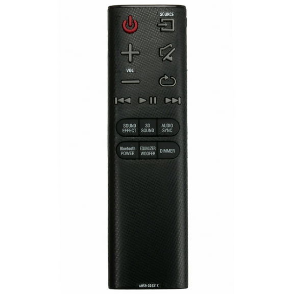 New AH59-02631K Replaced Remote Sub AH59-02631J fit for Samsung Sound Bar HW-HM45 HW-HM45C PS-WJ651 HW-H750 PSWJ651
