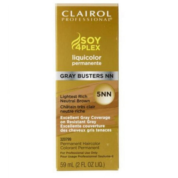 Clairol Soy4Plex LiquiColor Permanent Hair Color [5NN Lightest Neutral Brown] * BEAUTY TALK LA *