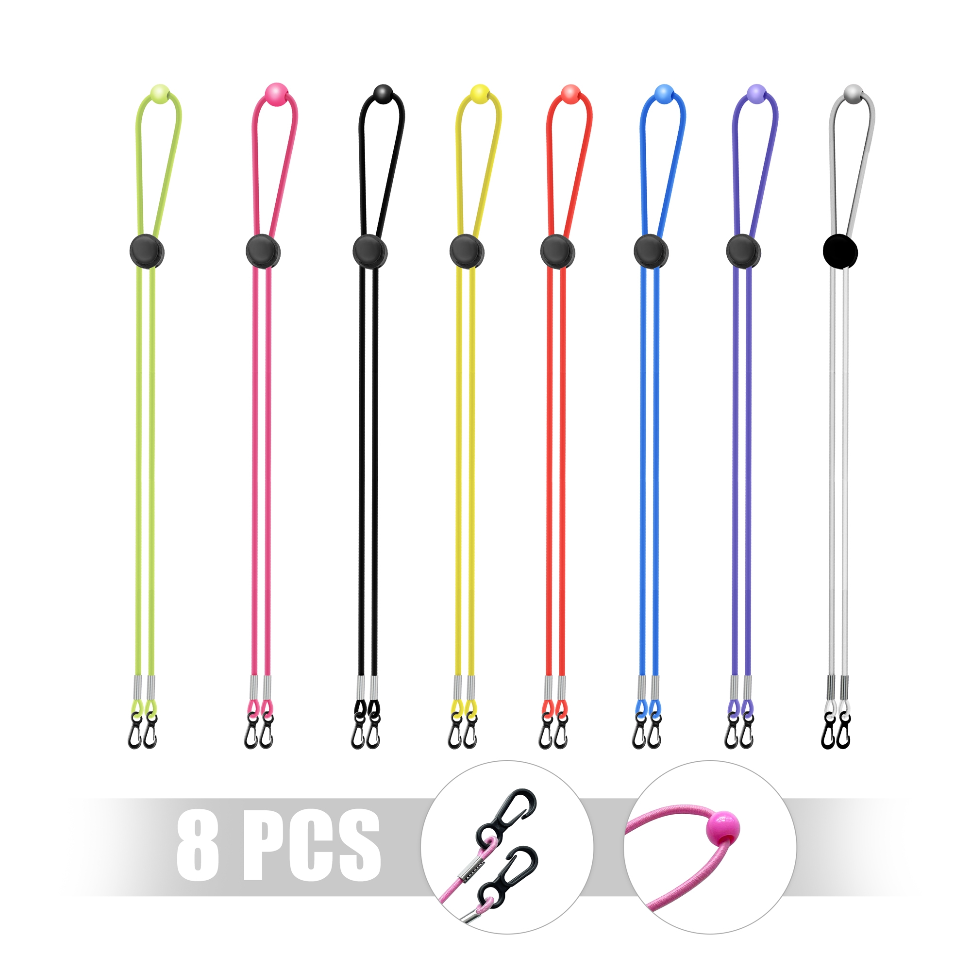 Mask Lanyard for Kids/Adult, WeGuard 8/16 Pack Mask Holder Around Neck