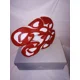 thumbnail image 5 of Adi-das Impact Flx White Red Athletic Running Sneaker Size 8.5, 5 of 6