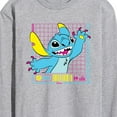 thumbnail image 3 of Disney - Lilo & Stitch - Neon Stitch - Men's Long Sleeve T-Shirt, 3 of 5