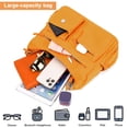 thumbnail image 3 of BadPiggies Nylon Shoulder Bag for Women Waterproof Crossbody Purse Casual Handbag with Adjustable Strap - Yellow, 3 of 9