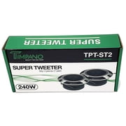 Timpano TPT-ST2 3.85 Super Tweeter 600W 4 Ohm Chrome Pair