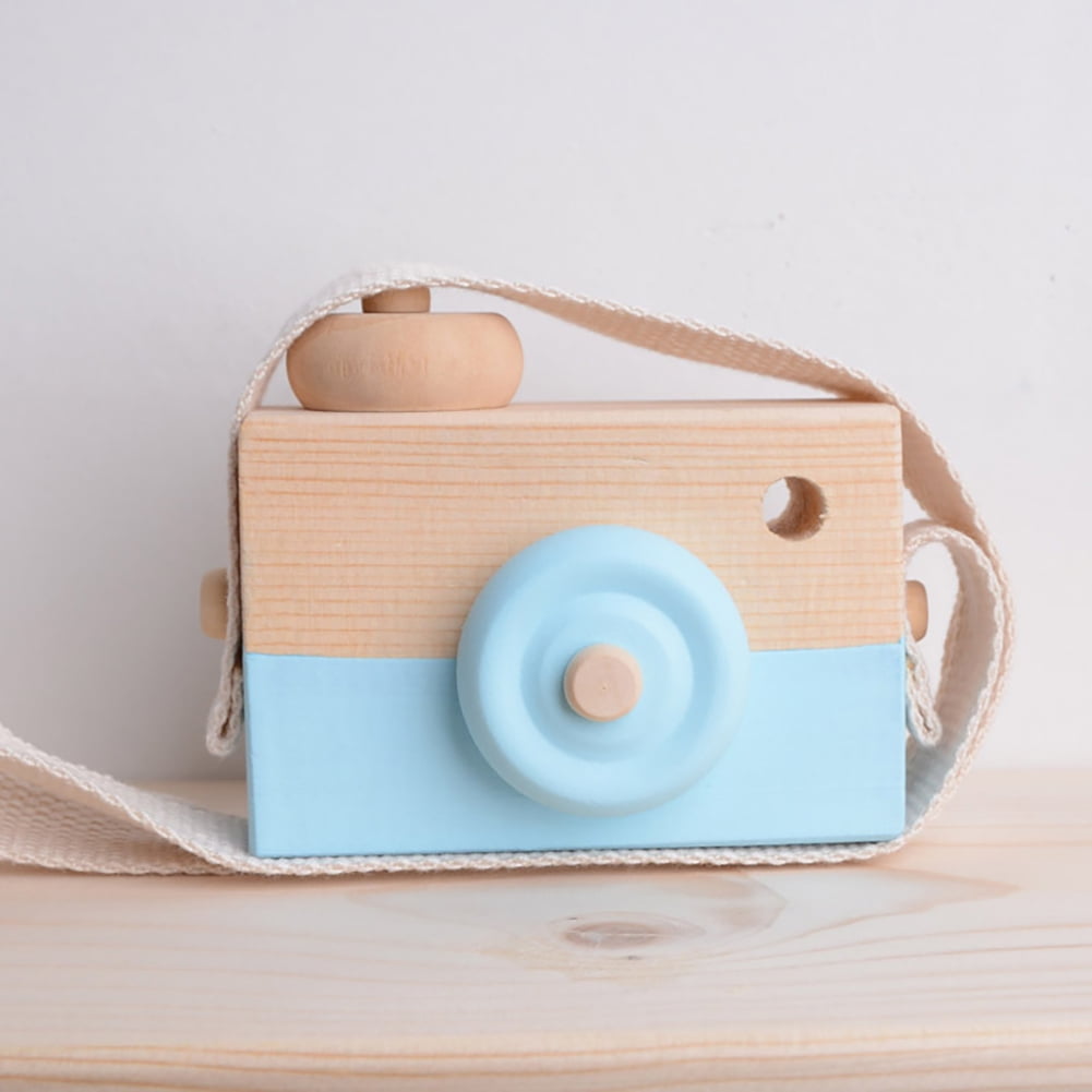wooden camera toy