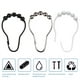 thumbnail image 5 of Ganchos enrollables Injueey para cortina de ducha de Acero inoxidable 12 piezas Accesorios de baño blanco, 5 of 6