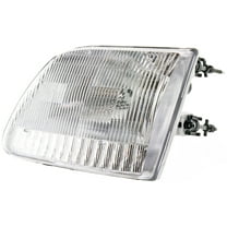 Headlight Compatible With 2004 Ford F-150 Heritage 1997-1999 F-250 Left Driver Halogen With bulb(s)