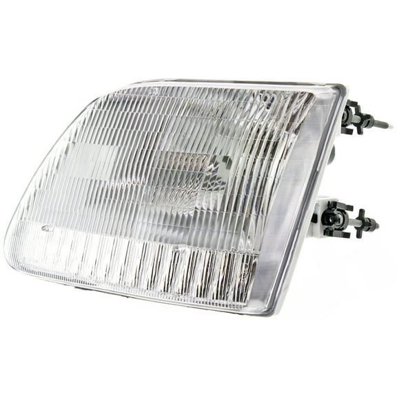 Headlight Compatible With 2004 Ford F-150 Heritage 1997-1999 F-250 Left Driver Halogen With bulb(s)