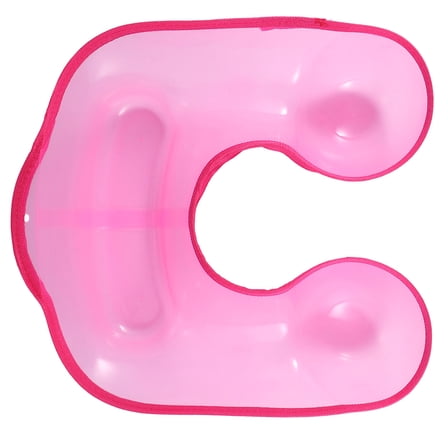 Luxshiny Hair Dye Neck Tray Pink Plastic Waterproof Neck Rest for Professional Salon Use