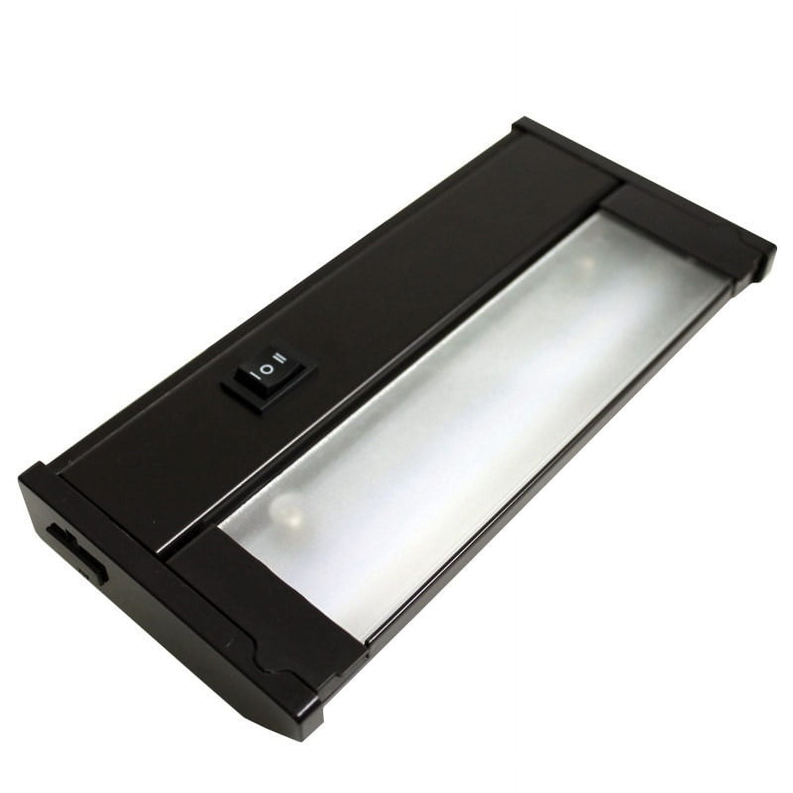 AQ Lighting 8" Aluminum LED Under Cabinet Kitchen Overhead Lighting in Nickel