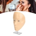 thumbnail image 1 of Cara De Práctica De Maquillaje, Tablero Facial De Práctica De Maquillaje Reutilizable Portátil Seguro De Silicona Simulada Para Aficionados Para Tienda De Cosméticos, 1 of 7