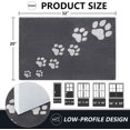 thumbnail image 2 of Timo Door Mat Indoor, 20"x32" Super Absorbent Dog Mats for Muddy Paws, Low-Profile Washable Entryway Rug, Rubber Backing Non Slip Front Door Mats, Resist Dirt Inside Entrance Doormat for Shoes, Grey, 2 of 7