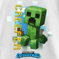 thumbnail image 2 of Girl's Minecraft Legends Creeper  Graphic Tee White X Large, 2 of 4