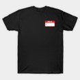 thumbnail image 1 of Hello My Name Is Twitter Edition Social Media Humor Unisex T-Shirt, 1 of 4