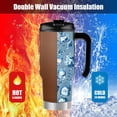 thumbnail image 4 of HAUSHOF Taza de viaje de 24 oz, vaso de acero inoxidable con aislamiento al vacío de doble pared con asa y tapa abatible a prueba de derrames y boca ancha, sin BPA, 4 of 5