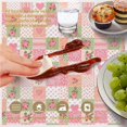 thumbnail image 6 of Pioneer Flower Floral Print Pattern Round Tablecloth 60 X 60 Inch, Wrinkle Resistant Wipeable Table Cloth for Kitchen Dining Picnic Patio Party, 6 of 6