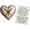 Beige, variant on Baseball Pocket Hug Heart-Shaped Collectible – Inspirational Gift for Players & Fans with Crossed Bat Design and Motivational Card, Greeting Cards