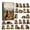 Advent Calendar-B, variant on Greyhound City Walk Christmas Advent Calendar 2026, 24 Days Xmas Countdown Calendar, 2D Daily Walk Dog Ornaments, City Park Christmas Tree Decorations, Xmas Gifts for Sighthound Dog Lovers