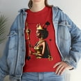 thumbnail image 5 of Queen of Spades African American playing card graphic tee, women's tshirt, 5 of 6