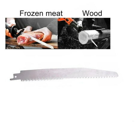 

GLFILL 1Pcs S1122C Stainless Steel Reciprocating Saw Blade for Cutting Bone Meat Wood