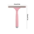 thumbnail image 3 of 5.9x4.72x0.78in Double-Sided Pet Hair Remover Brush Three-Layer Gear Cleaning Tool(Pink), 3 of 6