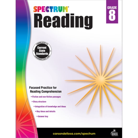 Pre-Owned Spectrum Reading Workbook, Grade 8: Volume 26 (Paperback) by Spectrum, Carson Dellosa Education