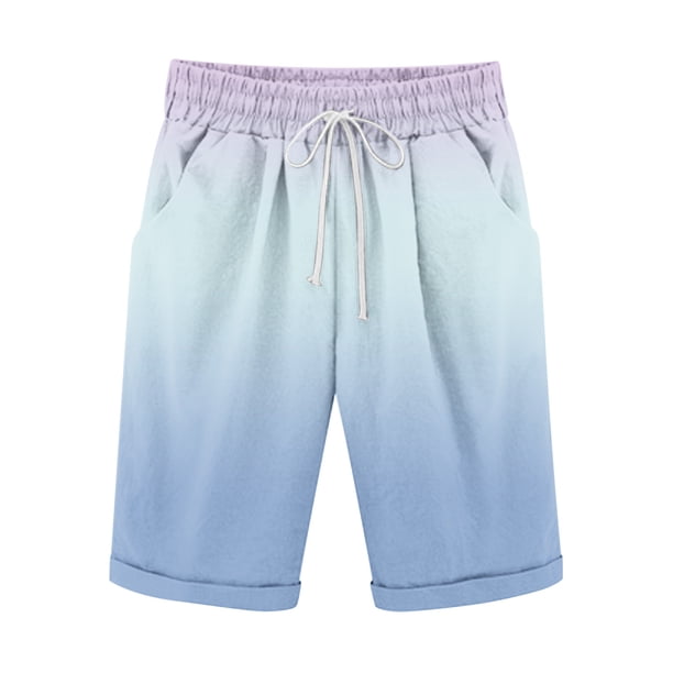 Pantalones Cortos Atléticos para Hombres Cordillera Casual Capris, Pantalones de Natación Transpirables Ligeros para Correr, Gimnasio, Playa Y Natación