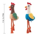 thumbnail image 3 of Interactive Plush Squeaky Toy, Chicken-shaped, Suitable For All Dogs As A Teething And Chewing Toy, 3 of 9