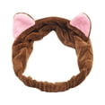 thumbnail image 2 of Blekii Cat Ears Spa Headband - Elastic Washable Wrap for Facial Makeup, Women's Cute Hair Accessory, 2 of 9
