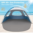 thumbnail image 2 of Carpa de Playa NXONE Sombrilla para 2-3 Personas Azul Blanco, 2 of 7