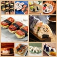thumbnail image 4 of FUNGYAND 3-Pack Onigiri and Musubi Maker Press Kit – Triangle Rice Ball Mould Kitchen Set, 4 of 7