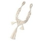 thumbnail image 2 of Abrazaderas de Cortina Estilo Boho con Borlas | Cintas Decorativas de Cuerda | Algodón Blanco | 1 Unidad | 70 X 20 X 6 Cm | Abrazaderas de Cortina Hechas a Mano para El Hogar y La Oficina, 2 of 6