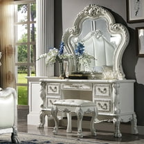 ACME Dresden II Vanity Desk in Bone White