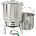 thumbnail image 1 of Bayou Classic KDS-182 Stainless Steel 82 Quart Seafood & Crawfish Cooker Kit, 1 of 12