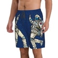 thumbnail image 2 of Naloa Disco party Astronaut Dancing Men's Beach Shorts, Surfing shorts, Swim trunks, Quick Dry Swim Trunks for Surfing Beach Fun - 3X-Large, 2 of 9
