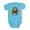 Turquoise, variant on CafePress - Mona Lisa Dog Body Suit - Cute Infant Bodysuit Baby Romper - Size Newborn - 24 Months