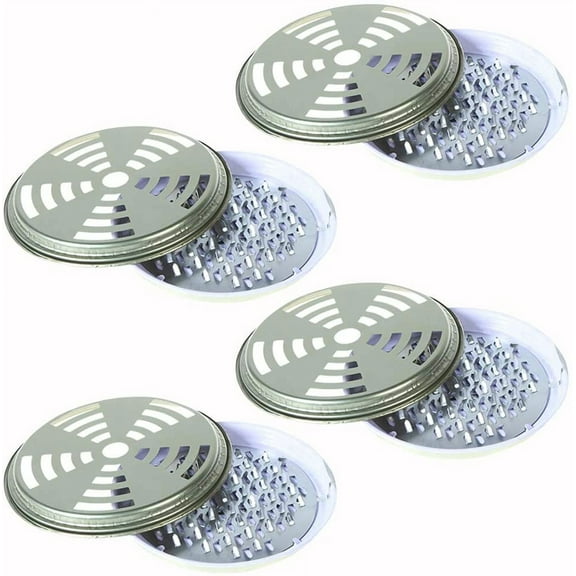 Mosquito Coil Holder, DaKuan 4 Packs Tin Mosquito Repellent Sandalwood Incense Coil Burner