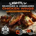 thumbnail image 2 of Grumpy Butcher Heritage Chicken Wings, Smoky Salt & Pepper, Fully Cooked & Microwaveable, 2 Pack (20 oz each), 2 of 7