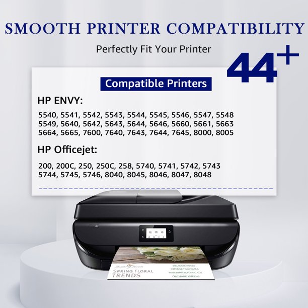 Mooho Printer Ink 62 Replacement for HP 62XL Black and Color Ink Cartridge for 5540 5640 5660 7645 7640 OfficeJet 5740 8040 OfficeJet Mobile Series Printer,2 Pack - Walmart.com
