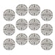 thumbnail image 4 of 12 piezas de accesorios para broches DIY, bases para broches, filigrana Plateado, 4 of 9