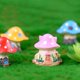 thumbnail image 2 of Liangnv Casa De Setas De Jardín De Hadas En Miniatura 4 Piezas Micro Paisaje Decoración De Jardín Plantas Macetas Adornos, 2 of 5