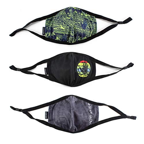 Body Glove 3-Piece Mens Face Mask Set (Mix Pack 4)