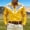 Yellow, variant on Zysthvn Casual Mens Shirts Long Sleeve Western Cowboy Fall Work Men's T Shirts Turn Down Collar Button Printed Lightweight Tops
