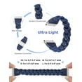thumbnail image 3 of Wearlizer Elastic Band Compatible with Samsung Galaxy Watch 7/6/5/4 40mm 44mm/Watch 6 Classic 43mm 47mm/Watch 5 Pro 45mm/Watch 4 Classic 42mm 46mm/Watch 3 41mm/Active 2, 20mm Braided Band Women, 3 of 7