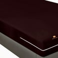 thumbnail image 2 of Rajveer Textile Twin Size Zipper Fitted Sheet 16" Inch Deep Pocket - Hotel Quality Soft Microfiber Bottom Sheet- Shrinkage and Fade Resistant-Easy Care -1 Fitted Zipper Mattress Cover Chocolate Color, 2 of 3