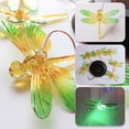 thumbnail image 3 of EeaseCA 1 Ensemble Carillons Éoliens Libellule Solaire LED Changeant de Couleur avec Lumière, 3 of 7