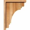 thumbnail image 3 of 6"W x 12"D x 16"H Pescadero Rough Sawn Corbel w/Backplate, Western Red Cedar, 3 of 9