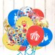 thumbnail image 3 of FELTECHELECTR 52 globos de 12 pulgadas con temática de circo, estampados, lentejuelas, confeti, globos de látex, cintas, decoración para fiestas, adornos para fiestas, suministros para fiestas., 3 of 6